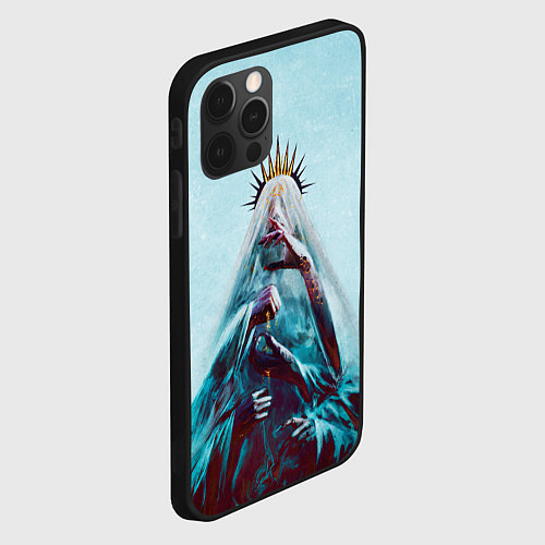 Чехол iPhone 12 Pro Within Temptation ritual / 3D-Черный – фото 2