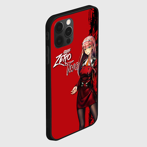 Чехол iPhone 12 Pro Darling in the Franxx 002 / 3D-Черный – фото 2