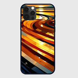 Чехол для iPhone 12 Pro Абстрактная дорога, цвет: 3D-черный