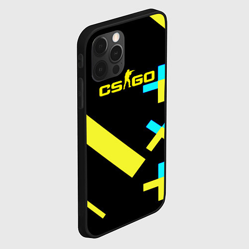 Чехол iPhone 12 Pro Counter strike cybersport / 3D-Черный – фото 2