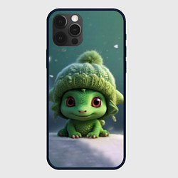 Чехол для iPhone 12 Pro Малыш дракона, цвет: 3D-черный