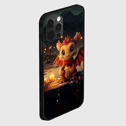 Чехол для iPhone 12 Pro Волшебный дракон 2024, цвет: 3D-черный — фото 2