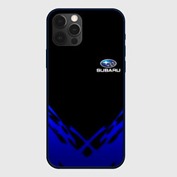 Чехол для iPhone 12 Pro Subaru geomery, цвет: 3D-черный