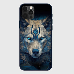 Чехол для iPhone 12 Pro Fantasy wolf, цвет: 3D-черный