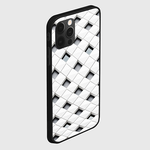 Чехол iPhone 12 Pro Quatro / 3D-Черный – фото 2