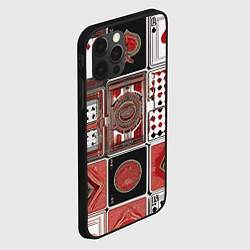 Чехол для iPhone 12 Pro Покерный гений, цвет: 3D-черный — фото 2
