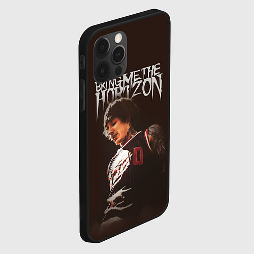 Чехол iPhone 12 Pro Oli Sykes - Bring Me the Horizon / 3D-Черный – фото 2