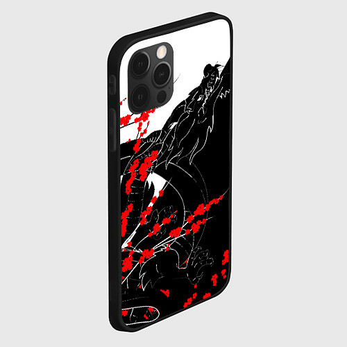 Чехол iPhone 12 Pro Tokyo Dragon / 3D-Черный – фото 2