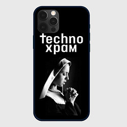 Чехол для iPhone 12 Pro Techno храм монашка молится, цвет: 3D-черный