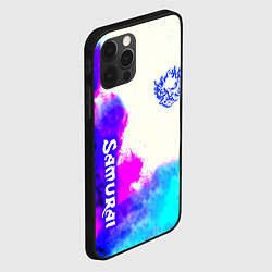 Чехол для iPhone 12 Pro Samurai neon colors, цвет: 3D-черный — фото 2