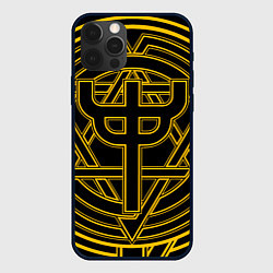 Чехол для iPhone 12 Pro Invincible Shield icon - Judas Priest, цвет: 3D-черный