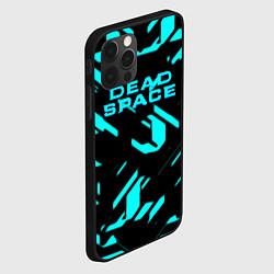 Чехол для iPhone 12 Pro Dead space айзек стиль неоновая броня, цвет: 3D-черный — фото 2