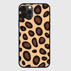 Чехол для iPhone 12 Pro Леопардовые пятнышки, цвет: 3D-черный