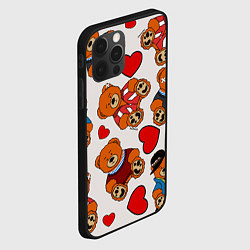 Чехол для iPhone 12 Pro Медведи - персонажи из Слово пацана, цвет: 3D-черный — фото 2