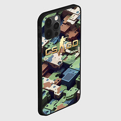 Чехол для iPhone 12 Pro Контр Страйк - милитари паттерн, цвет: 3D-черный — фото 2
