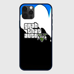 Чехол для iPhone 12 Pro GTA 5 краски гейм, цвет: 3D-черный