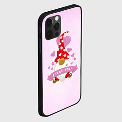 Чехол для iPhone 12 Pro Твой гномик любит тебя, цвет: 3D-черный — фото 2