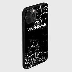 Чехол для iPhone 12 Pro Warframe трещины краски, цвет: 3D-черный — фото 2