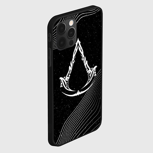 Чехол iPhone 12 Pro Мираж - Assassins creed / 3D-Черный – фото 2