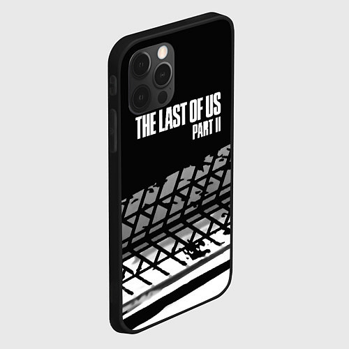 Чехол iPhone 12 Pro The Last of Us краски асфальт / 3D-Черный – фото 2