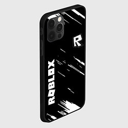 Чехол для iPhone 12 Pro Roblox текстура краски, цвет: 3D-черный — фото 2