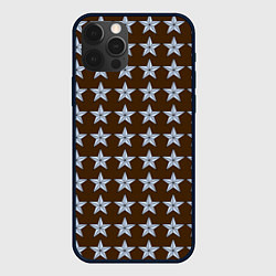 Чехол для iPhone 12 Pro Звезды героям и защитникам, цвет: 3D-черный