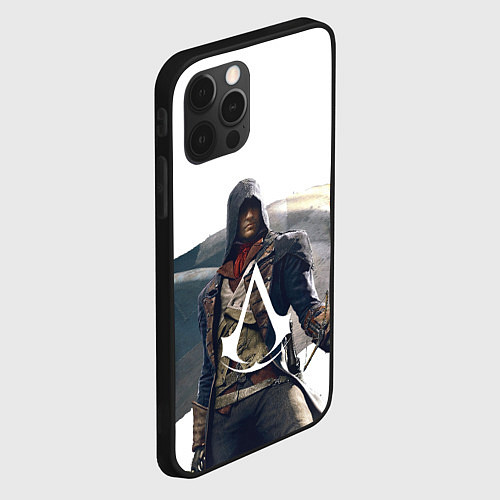 Чехол iPhone 12 Pro Французская революция Assassins / 3D-Черный – фото 2
