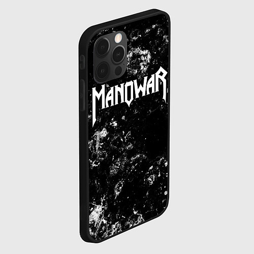 Чехол iPhone 12 Pro Manowar black ice / 3D-Черный – фото 2