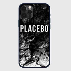 Чехол для iPhone 12 Pro Placebo black graphite, цвет: 3D-черный