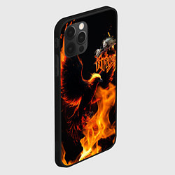 Чехол для iPhone 12 Pro Феникс ария, цвет: 3D-черный — фото 2