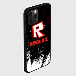 Чехол для iPhone 12 Pro Roblox текстура мобайл, цвет: 3D-черный — фото 2