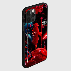 Чехол для iPhone 12 Pro Toyota затмение, цвет: 3D-черный — фото 2