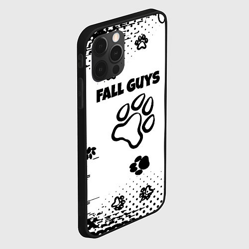 Чехол iPhone 12 Pro Fall Guys game / 3D-Черный – фото 2