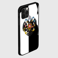 Чехол для iPhone 12 Pro Герб РФ краски имперский, цвет: 3D-черный — фото 2