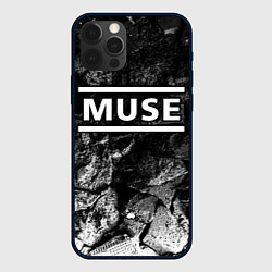Чехол для iPhone 12 Pro Muse black graphite, цвет: 3D-черный
