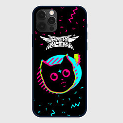 Чехол для iPhone 12 Pro Babymetal - rock star cat, цвет: 3D-черный