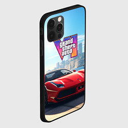 Чехол для iPhone 12 Pro GTA 6 logo auto, цвет: 3D-черный — фото 2