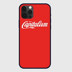 Чехол для iPhone 12 Pro Enjoy capitalism, цвет: 3D-черный