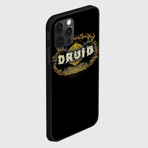 Чехол iPhone 12 Pro Druid - DnD / 3D-Черный – фото 2