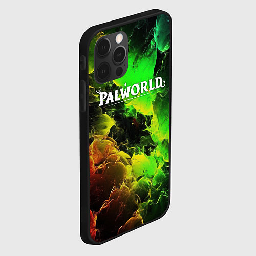 Чехол iPhone 12 Pro Palworld логотип абстракт / 3D-Черный – фото 2