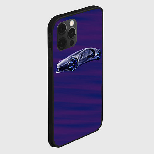 Чехол iPhone 12 Pro Mercedes-Benz Vision AVTR / 3D-Черный – фото 2