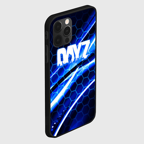 Чехол iPhone 12 Pro Dayz текстура броня биохазард / 3D-Черный – фото 2