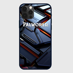 Чехол для iPhone 12 Pro Palworld логотип космически плиты, цвет: 3D-черный