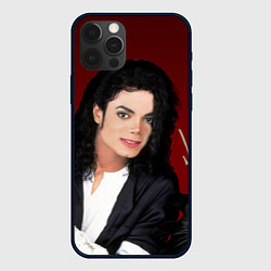 Чехол для iPhone 12 Pro Michael Jackson с пантерой и автографом, цвет: 3D-черный
