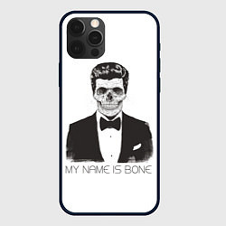 Чехол для iPhone 12 Pro My name is Bone, цвет: 3D-черный