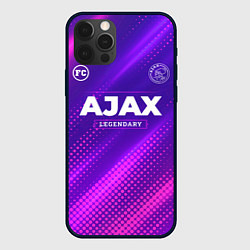 Чехол для iPhone 12 Pro Ajax legendary sport grunge, цвет: 3D-черный