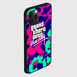 Чехол для iPhone 12 Pro GTA vice city камуфляж, цвет: 3D-черный — фото 2