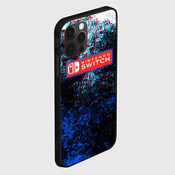 Чехол для iPhone 12 Pro Нинтендо брызги красок глитч, цвет: 3D-черный — фото 2