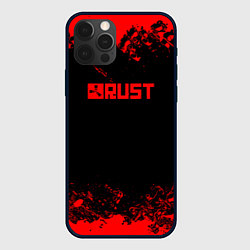 Чехол для iPhone 12 Pro RUST краски текстура шутер, цвет: 3D-черный