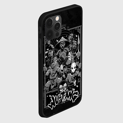 Чехол iPhone 12 Pro Wu tang monks / 3D-Черный – фото 2